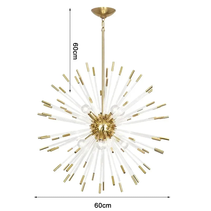 suspension en cristal de luxe éclairage décoratif pour tous les espaces