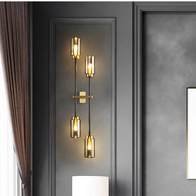 applique murale en cuivre pour un éclairage élégant intérieur