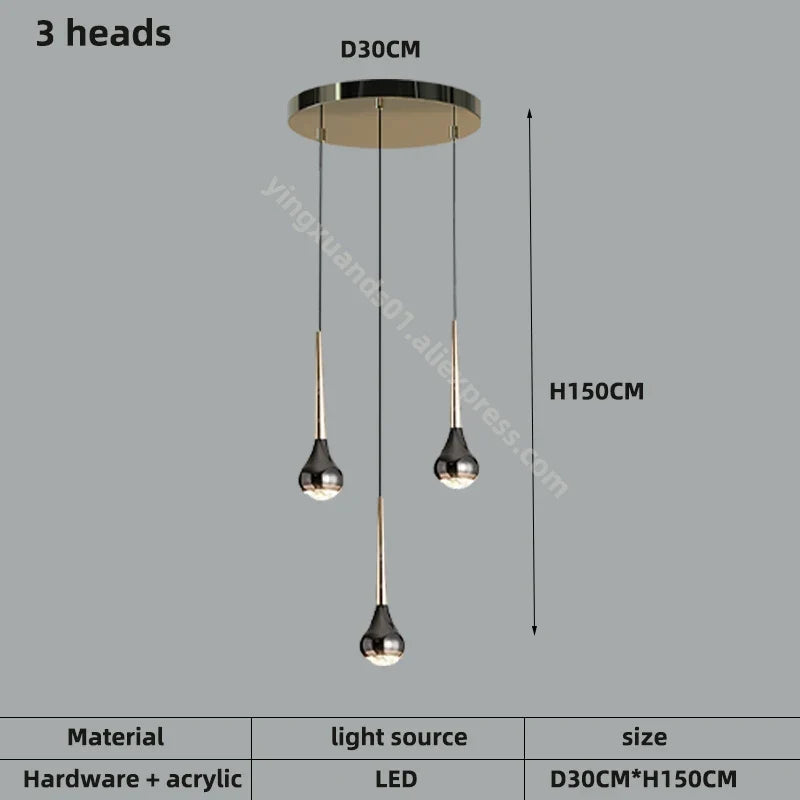 lustre moderne design luxe pour villa duplex
