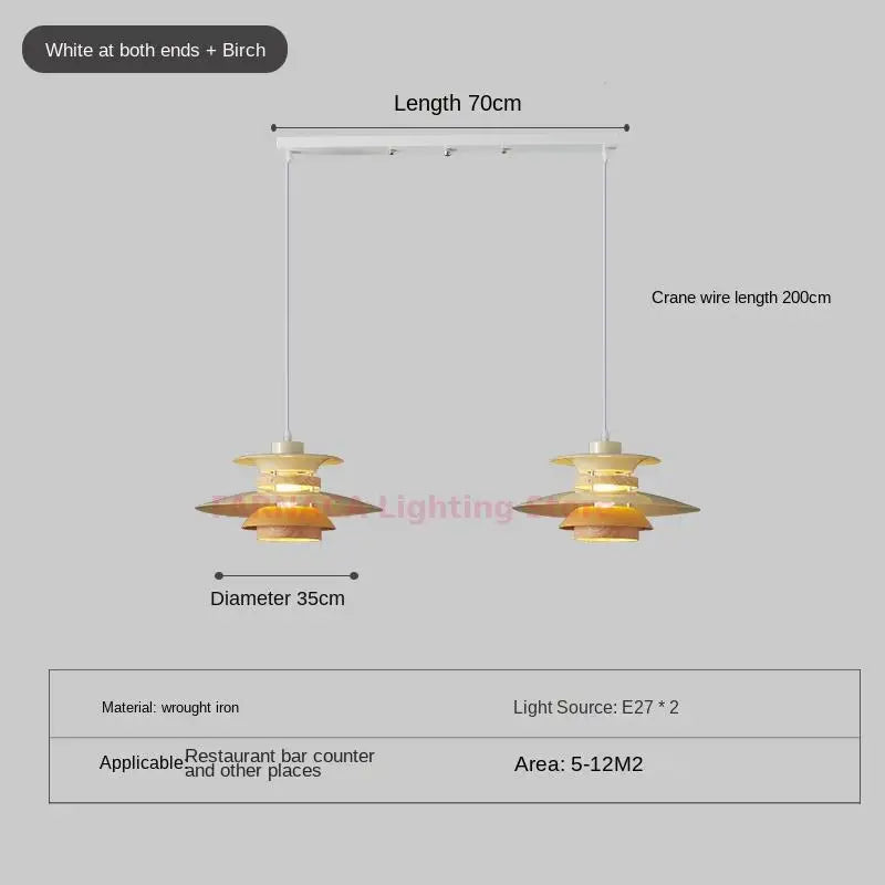 lustre design nordique créatif style japonais pour bar et salon