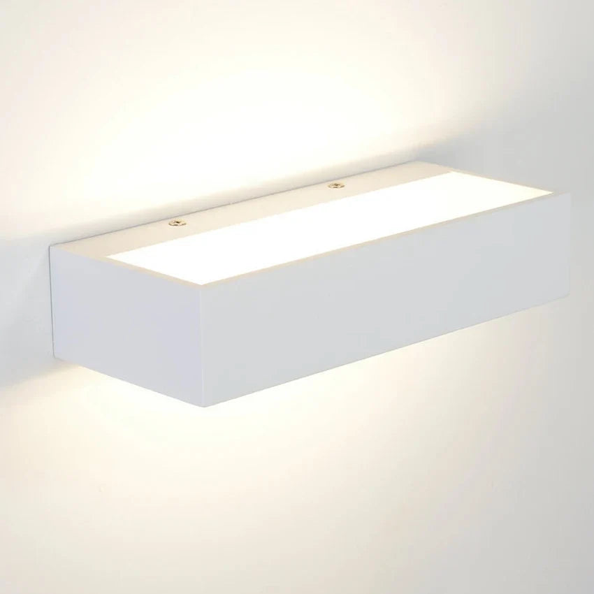 applique murale led en aluminium direction haut et bas bl33