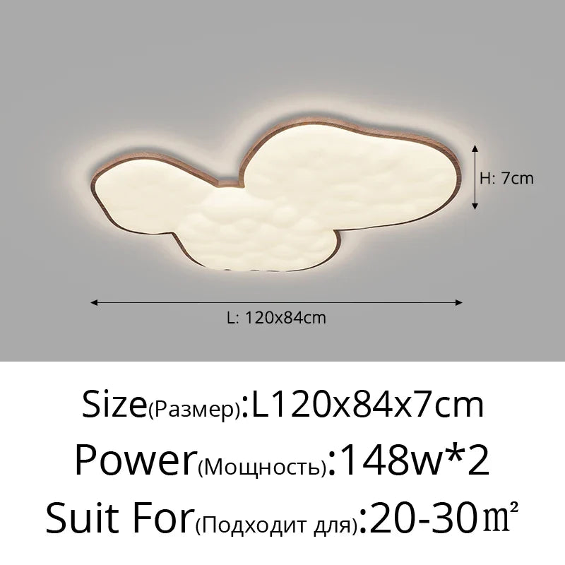 lustre nordique créatif lumière luxe nuage moderne