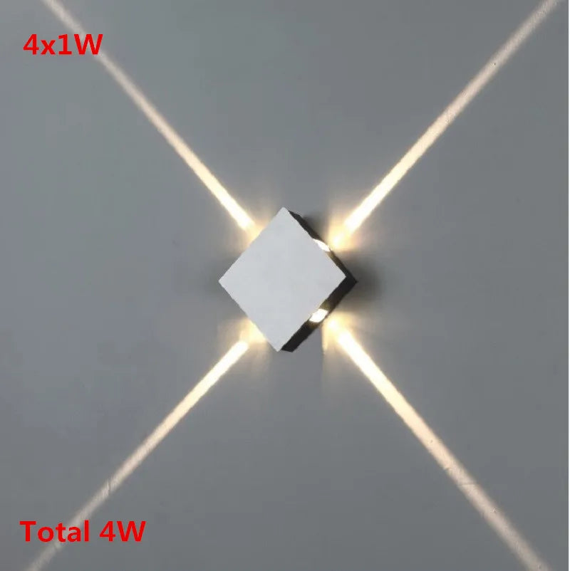 Applique murale LED carré minimaliste