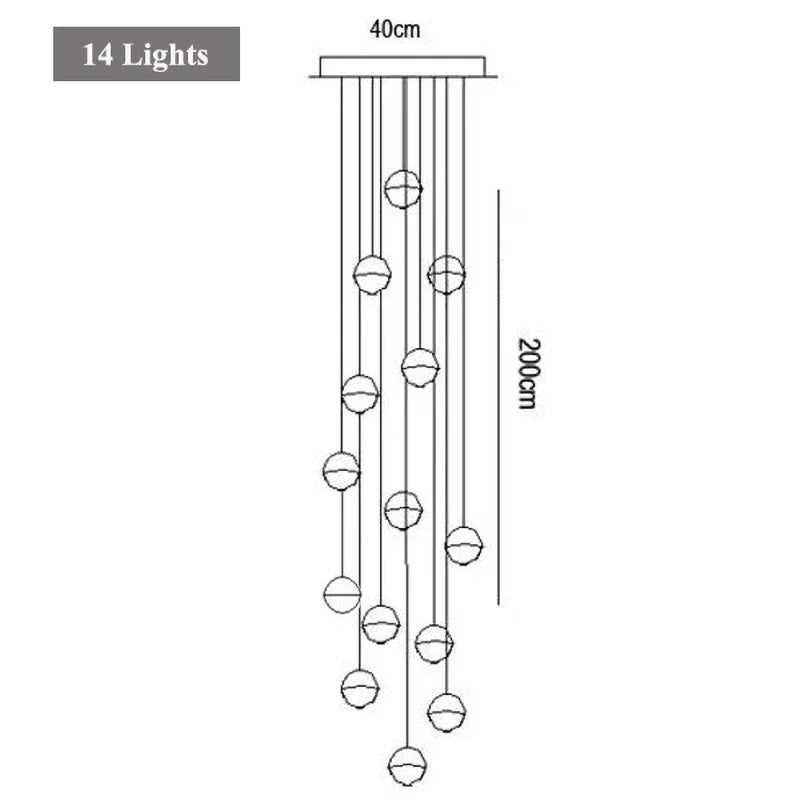 lustre en cristal moderne pour décoration intérieure suspendue