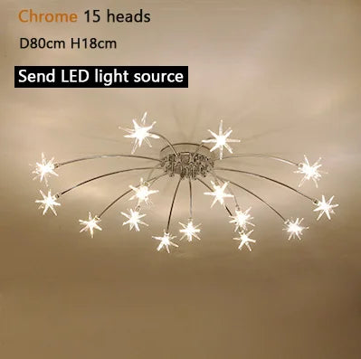 plafonnier led moderne nordique créatif ciel étoilé pour décoration maison