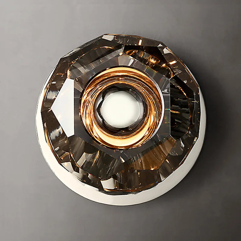plafonnier nordique en cristal pour décoration intérieure élégante