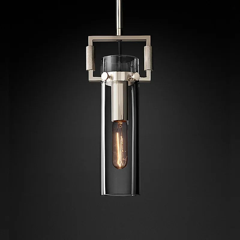 suspension en verre rétro américain style luxe décoratif