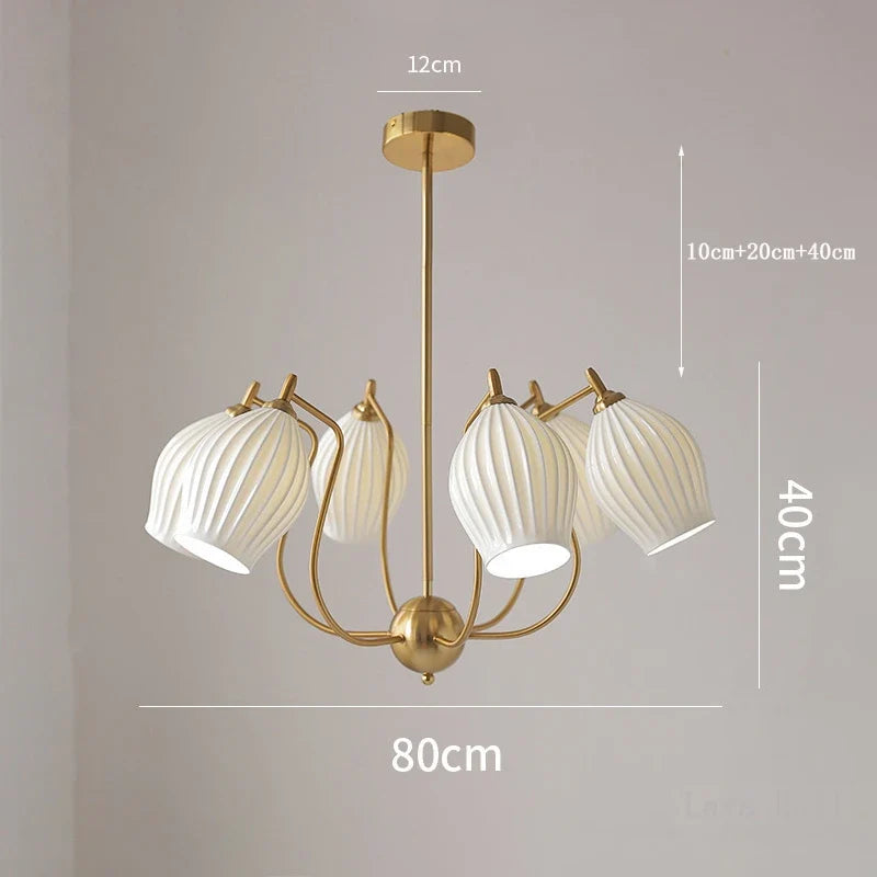 lustre bauhaus français en céramique pour intérieur élégant