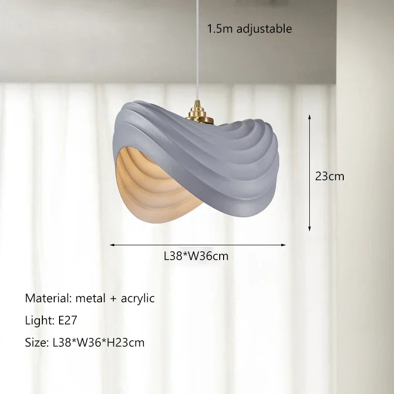 lustre wabi sabi éclairage décoratif pour intérieur moderne