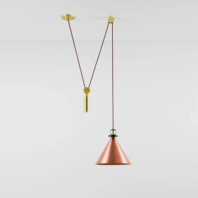 Suspension de plafond de forme réglable de concepteur bricolage combiné en métal chambre salon Table à manger décor éclairage LED luminaire suspendu