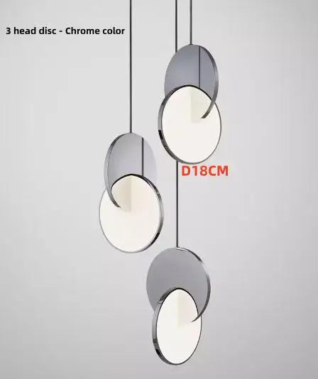 Nordic creative bar restaurant post-modern simple bedroom bedside designer single head net red light luxury art chandelier