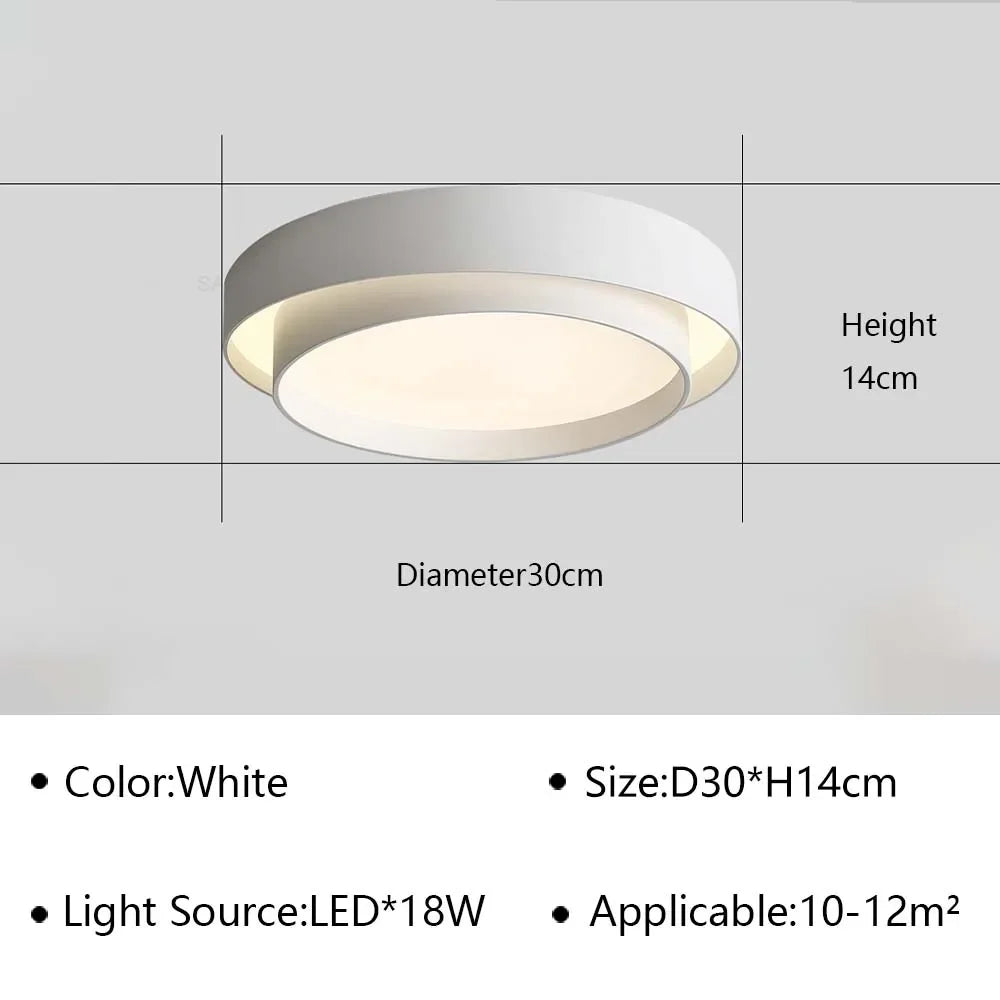 lustre led ultra mince moderne pour décoration intérieure