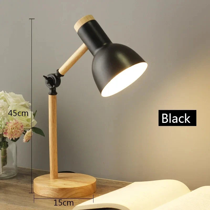 lampe de bureau nordique réglable pour lecture et protection des yeux