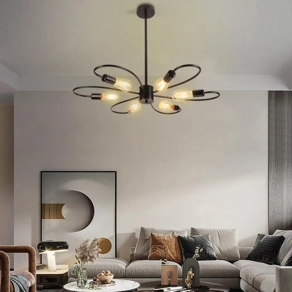 lustres modernes à led pour décoration intérieure élégante