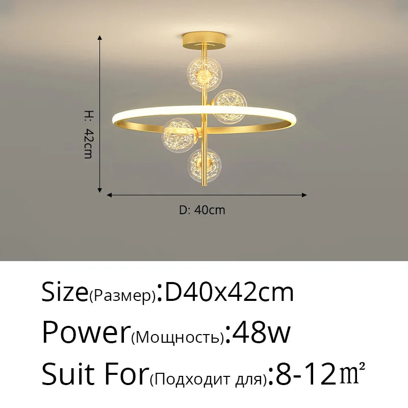 lustre nordique design pour éclairage intérieur moderne élégant