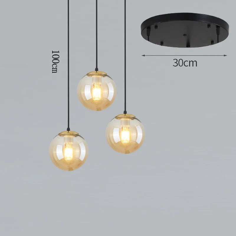 Nordique décor à la maison salle à manger suspension lumières éclairage intérieur plafonnier suspension lustre lampes pour salon