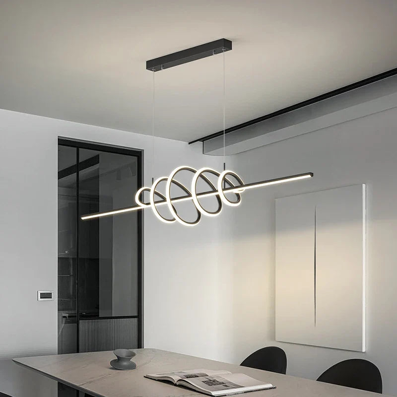 lustre moderne en led pour un éclairage élégant intérieur