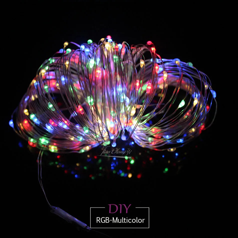 guirlande lumineuse led étanche pour décorations de fête et mariage