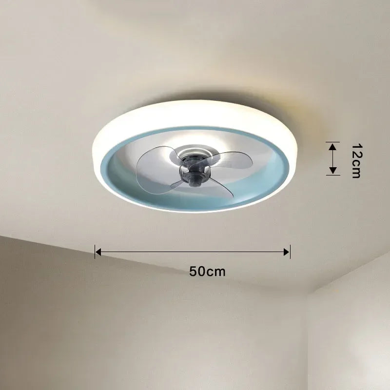 ventilateur silencieux avec lames invisibles et éclairage intégré