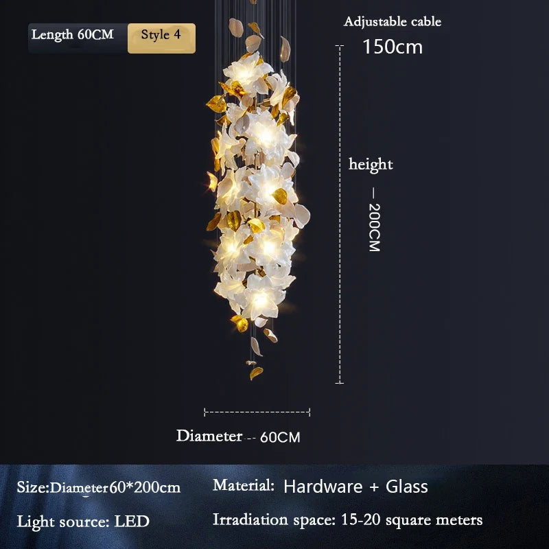 lustre led moderne pour décoration et éclairage maison