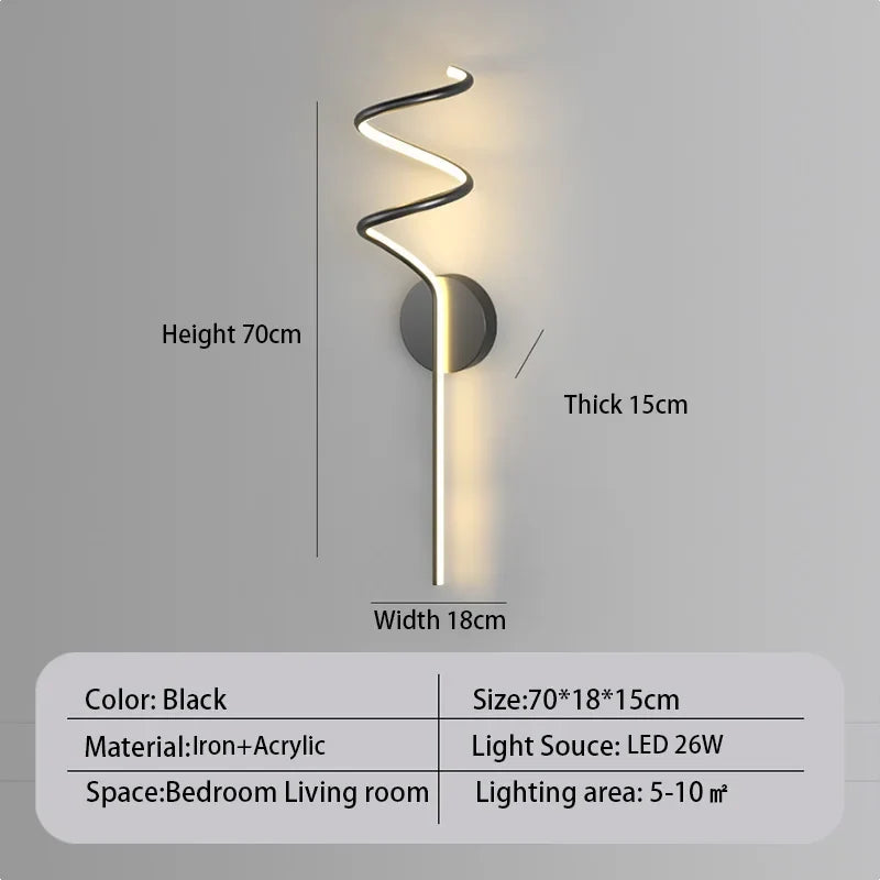 applique murale led moderne pour décoration intérieure élégante