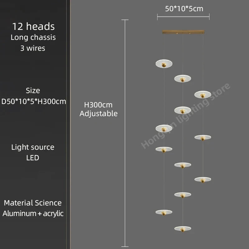 lustre moderne design pour éclairage intérieur contemporain