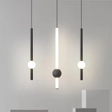 lustre à barre longue suspension avec éclairage led