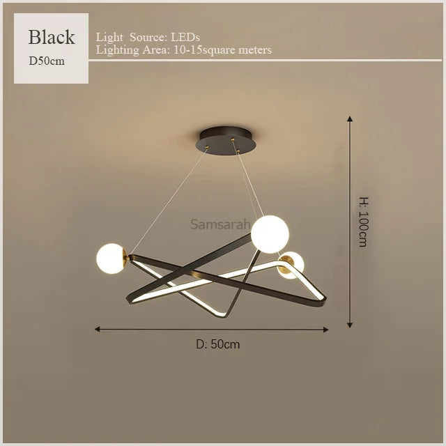 suspension design nordique moderne pour intérieur élégant
