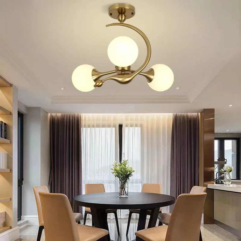 lustre nordique post-moderne simple style américain moderne