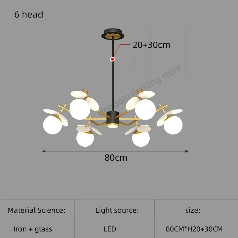 lustre à led moderne pour décoration de chambre d'enfant