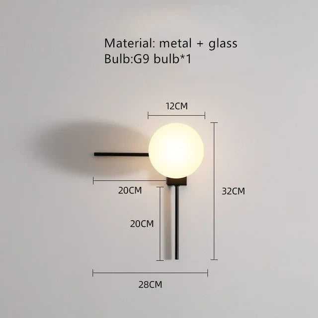 Applique murale LED longue et moderne