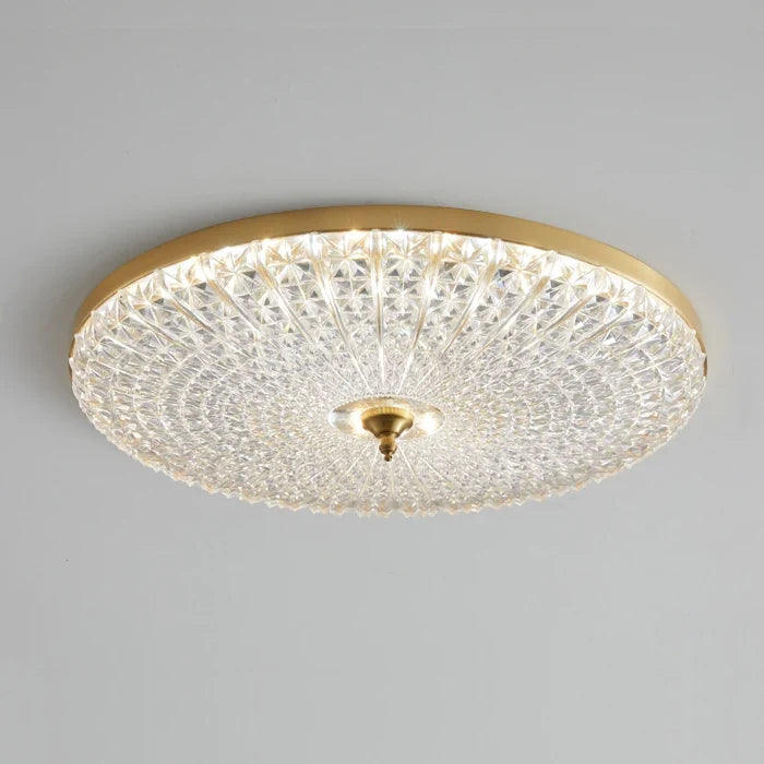plafonnier de luxe en cuivre style nordique et américain