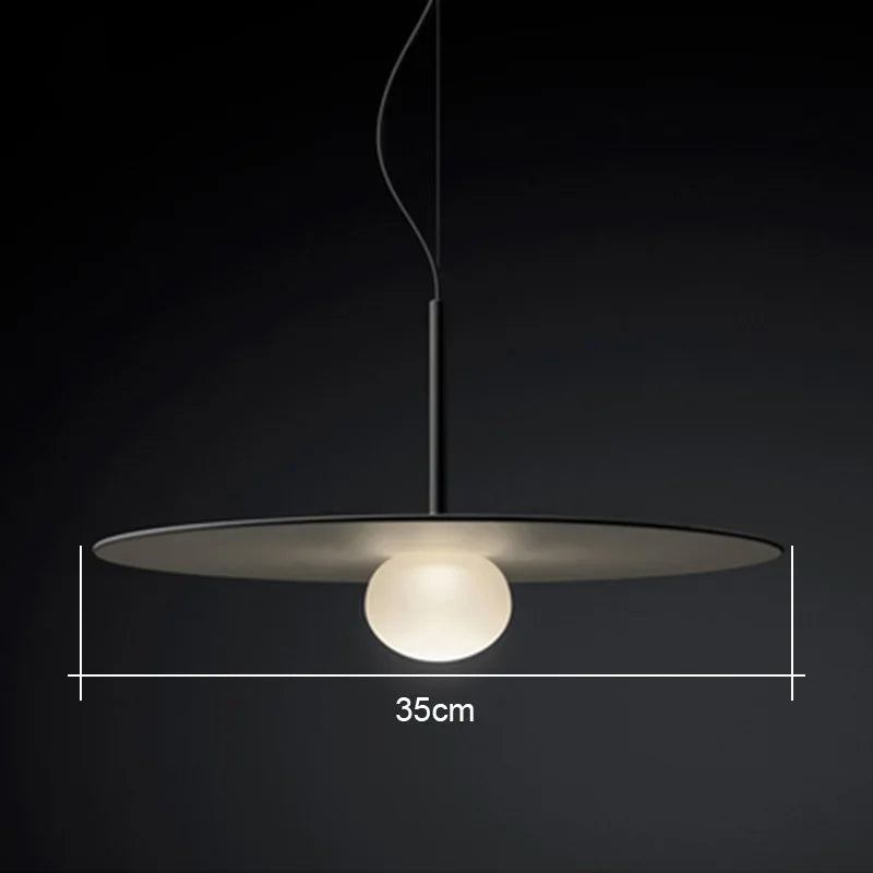 lustre suspendu en forme de verre design élégant