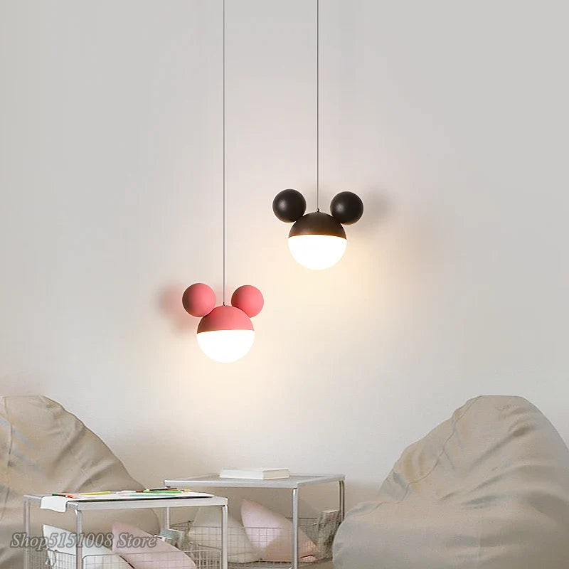 lampe led suspendue mickey pour soin des yeux enfant