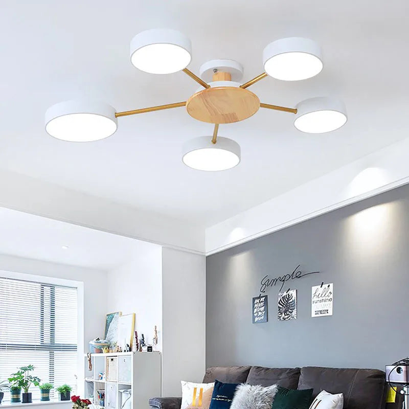 plafonnier moderne créatif pour décoration intérieure en led
