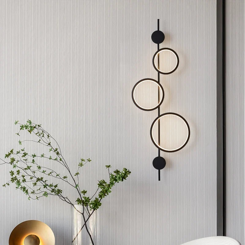 applique murale nordique à led design moderne pour décoration intérieure