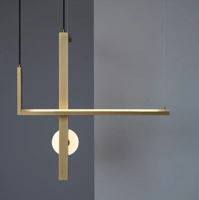 suspension design géométrique créatif pour éclairage moderne