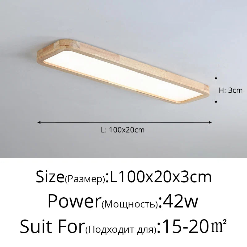 plafonnier led ultra-mince style nordique pour divers usages