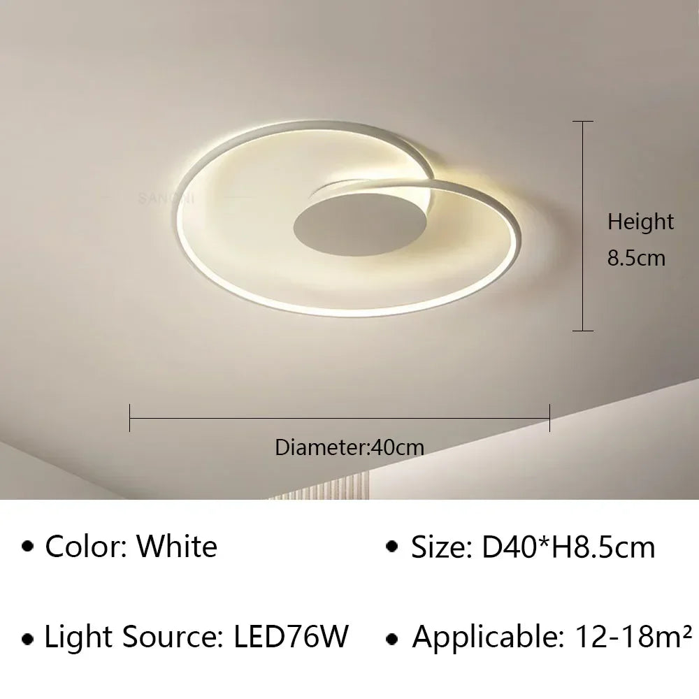 plafonnier led moderne pour décoration intérieure et ambiance chaleureuse