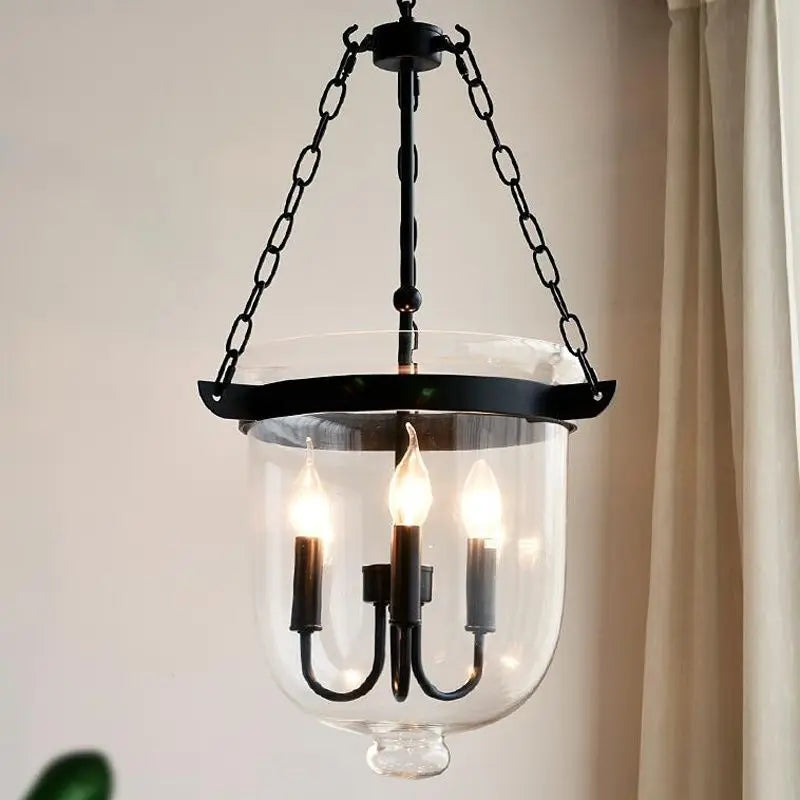 Rétro bougie seau plafond lustres Pub magasin de vêtements salon salle à manger suspension lumière décor Haninging lampe Lustre luminaires