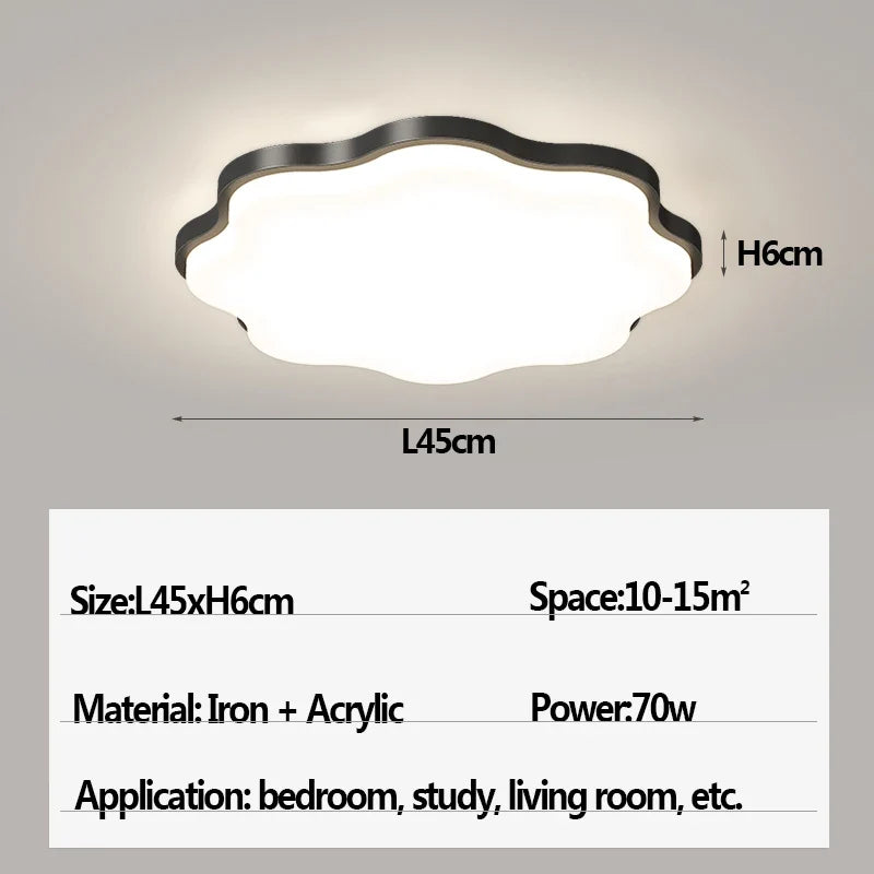 plafonnier moderne à leds pour éclairage intérieur suspendu