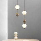 suspension led en verre avec fil réglable 4000k