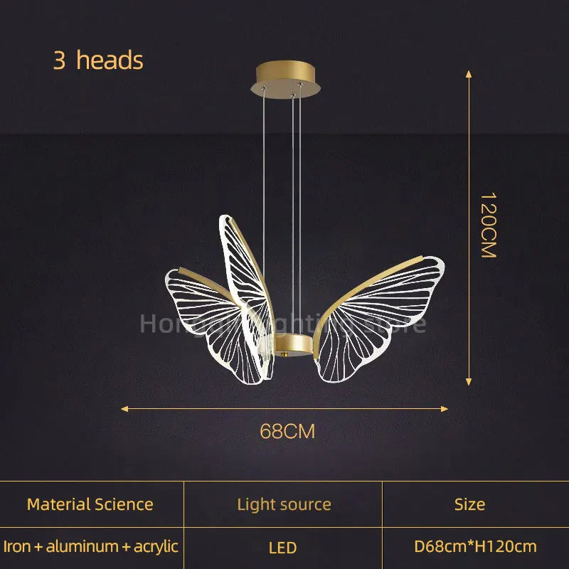 lustre nordique moderne à led design créatif décoratif