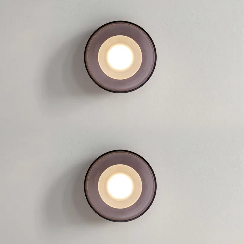 applique murale led en forme de bol pour éclairage d'hôtel