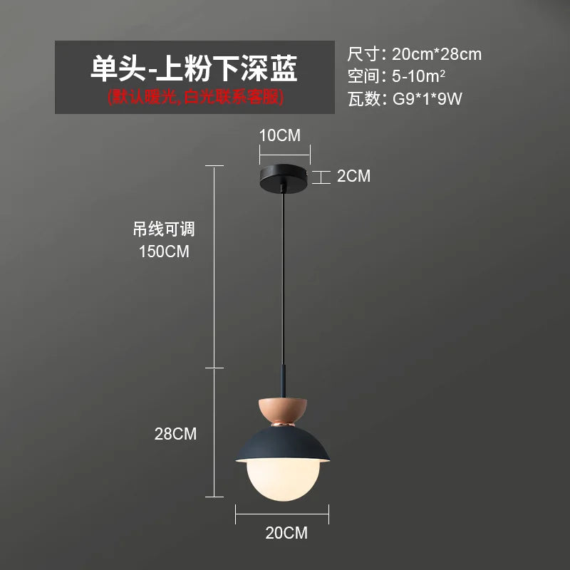 lampe de chevet moderne nordique créative pour décoration intérieure