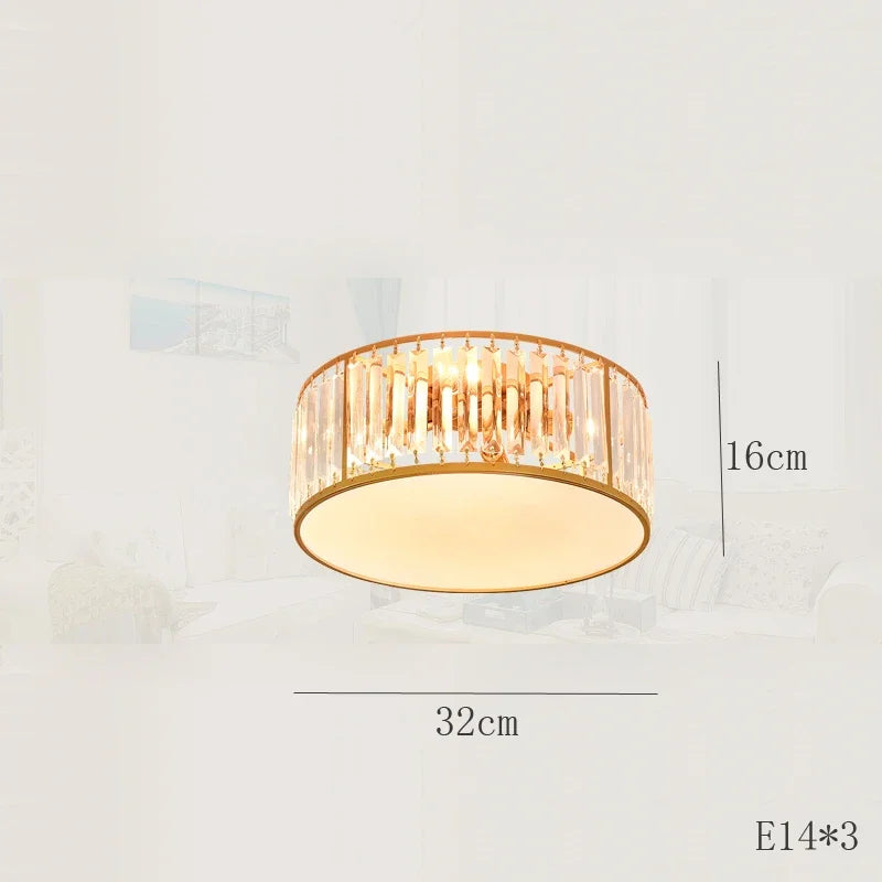 plafonnier led en cristal décoration intérieure moderne pour votre espace