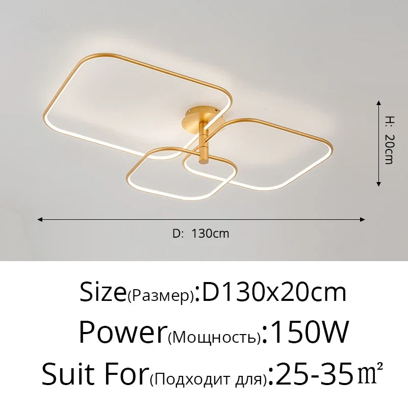 lustre led créatif moderne de luxe pour éclairage intérieur