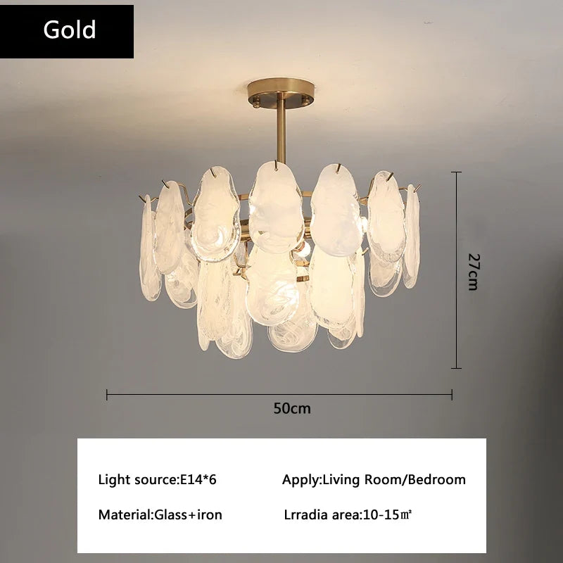 suspension rétro en verre moderne pour décoration intérieure 2024