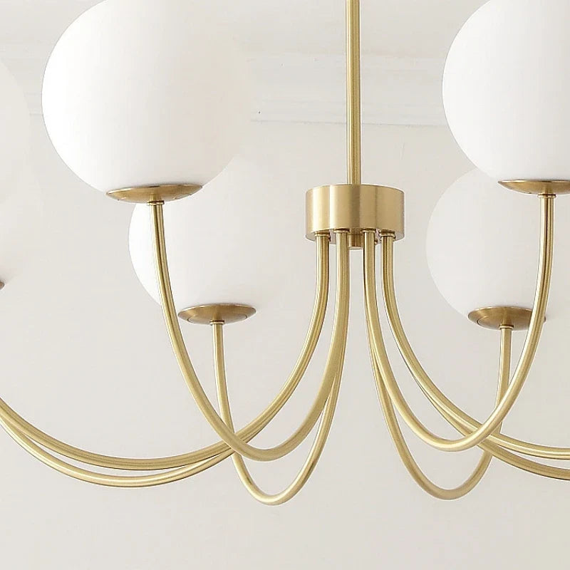lustres modernes en verre luminaires suspendus