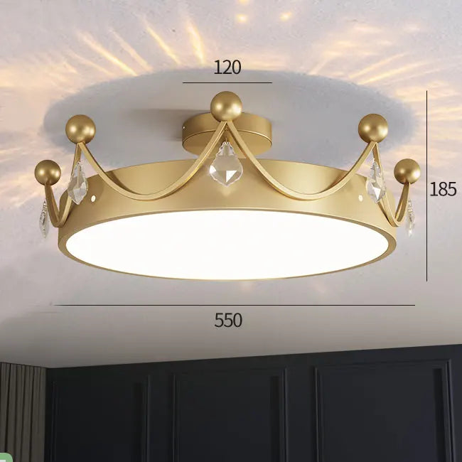 plafonnier minimaliste en cristal design scandinave luxe